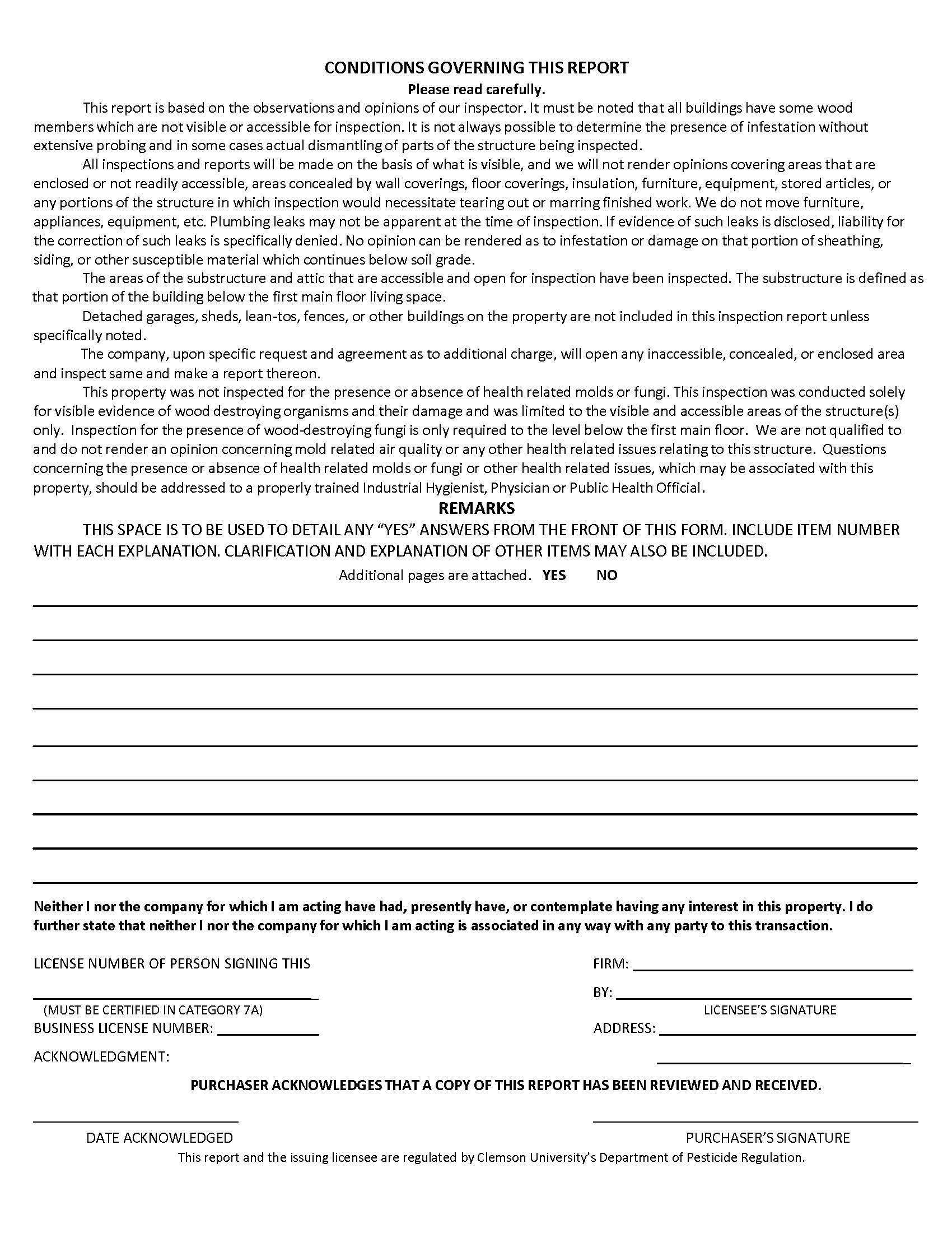 Va Termite Inspection Form Fill Online Printable Fillable Blank Pdffiller Ph 1470